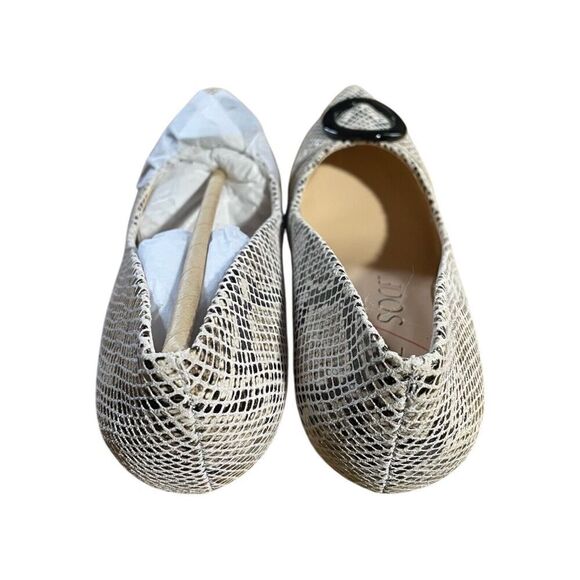 Sole Society Ronya Pump Leather Brown Snake Print Pointed Toe Heel Women’s Sz 6M - Picture 5 of 8